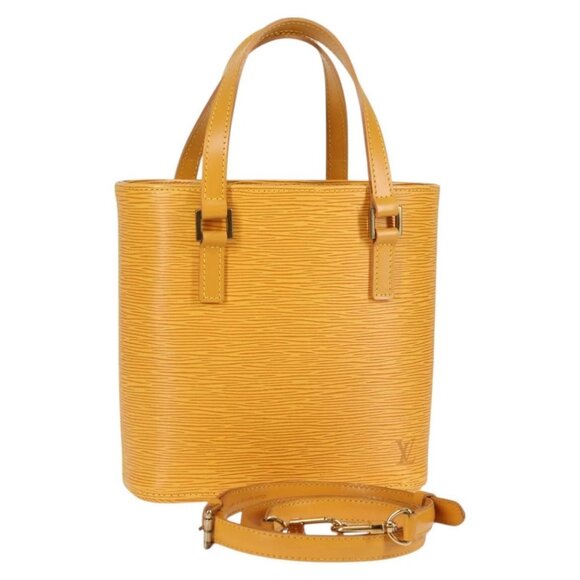 LOUIS VUITTON Epi Vavin PM Tote Bag SPO 2way Yellow - Picture 1 of 16